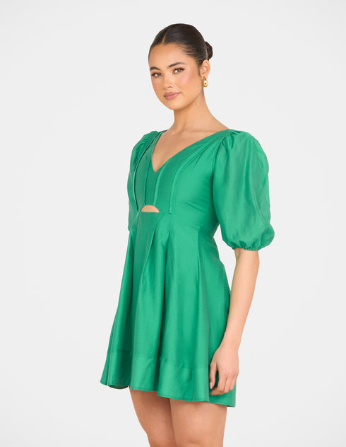 Cade Puff Sleeve Mini Dress